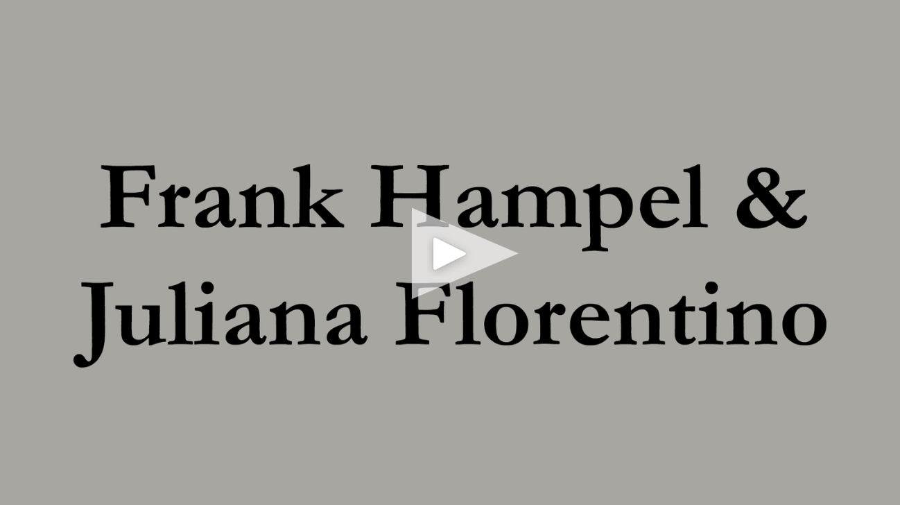 Frank Hampel & Juliana Florentino